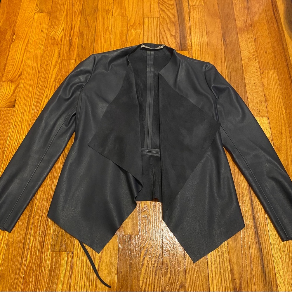 ZARA Blazer (faux leather/suede)